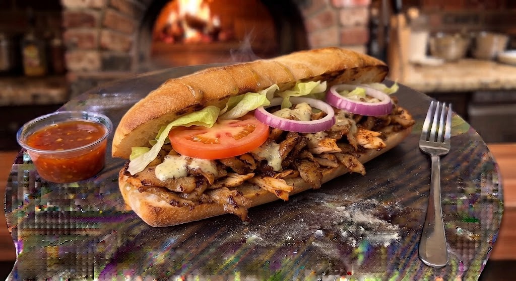 Warm stokbroodje Kebab